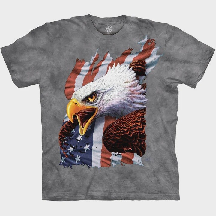 The Mountain T Shirt Screaming Eagle, Size: S