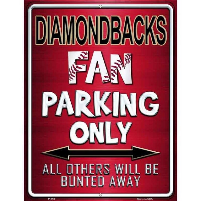 Diamondbacks Parking Sign