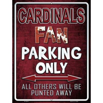Cardinals Parking Sign