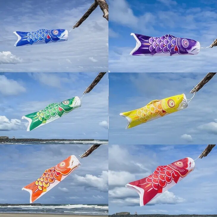 12" Koi Fish Windsock