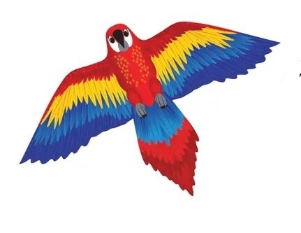 Microkite, Pattern: Parrot