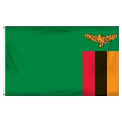 Zambia Nylon Flag