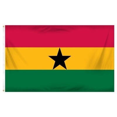 Ghana Nylon Flag