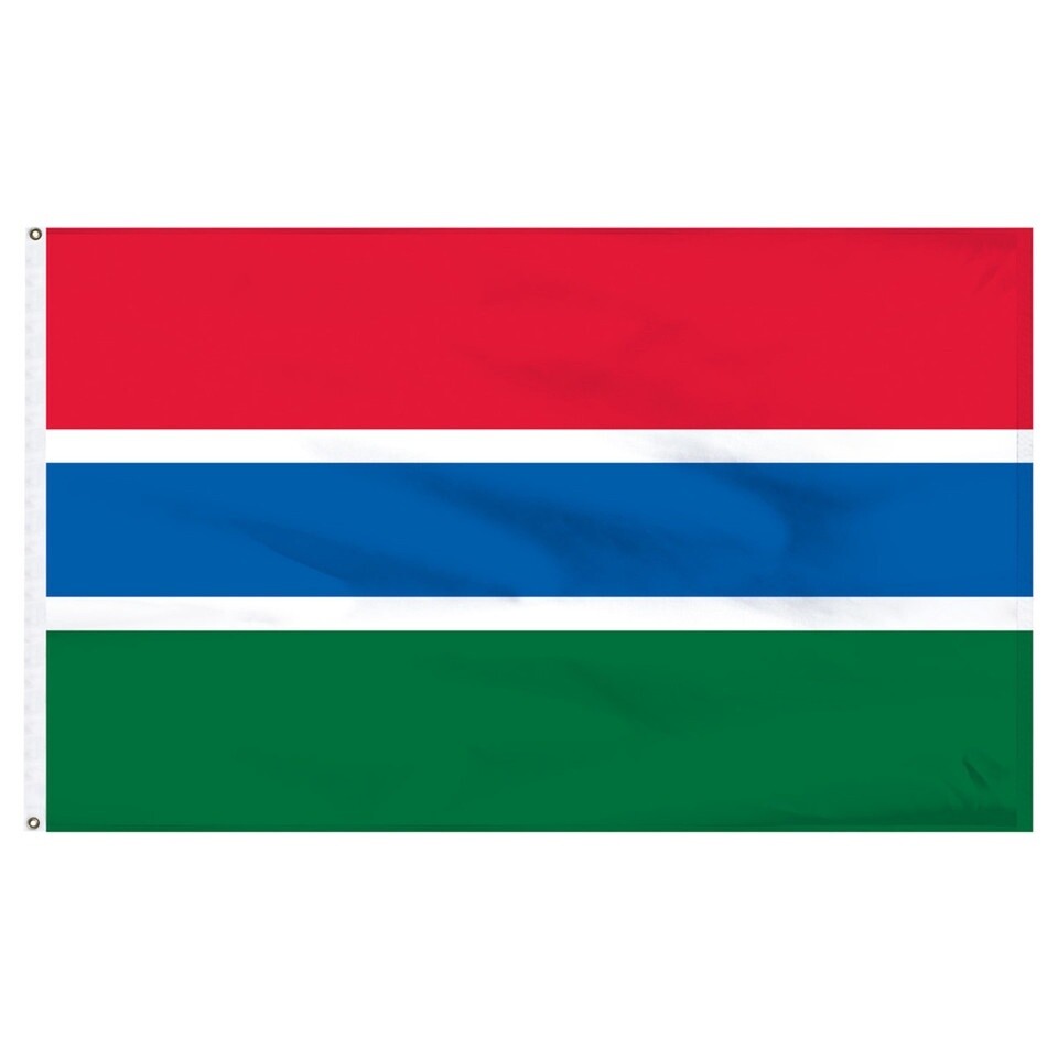 Gambia Nylon Flag