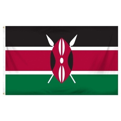 Kenya Nylon Flag