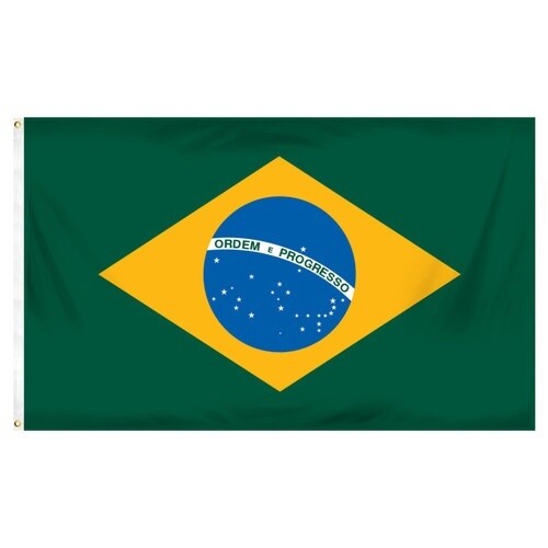 Brazil Nylon Flag, Size: 2'x3'