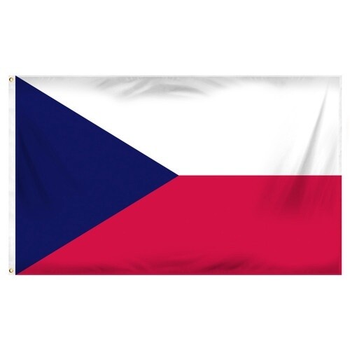 Czech Republic Nylon Flag, Size: 2'x3'