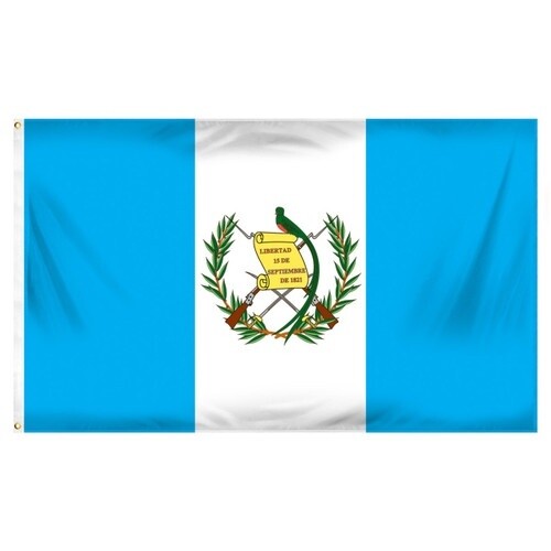 Guatemala with Seal Nylon Flag