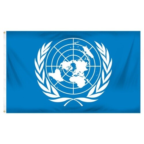 United Nations Nylon Flag