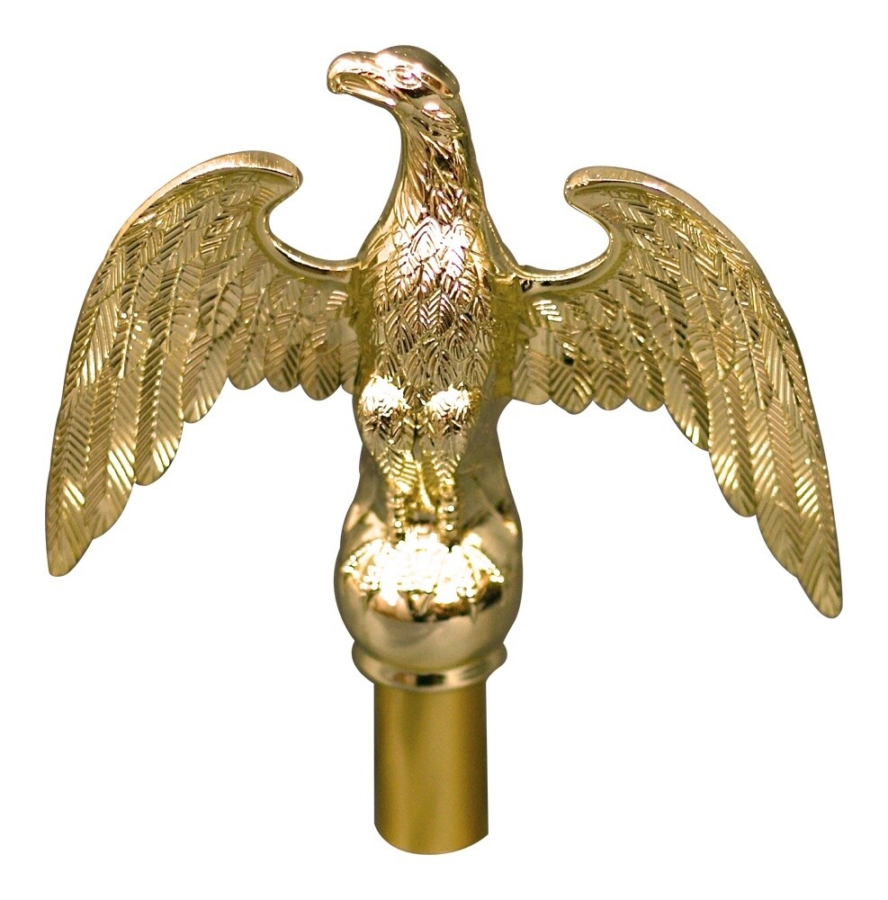 Brass Plated Eagle, Size: 5 inch