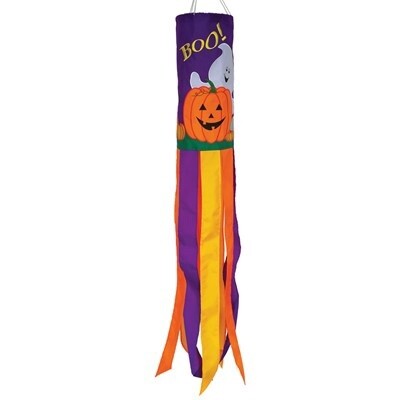 Boo Halloween Windsock