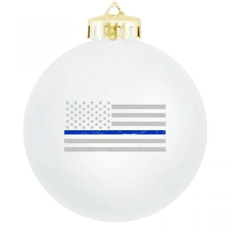Thin Blue Line Ornament
