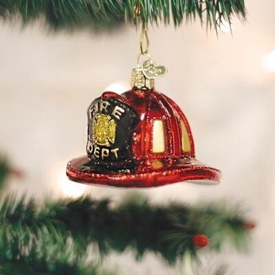 Firefighter Helmet Ornament