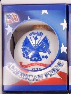 Army Ball Christmas Ornament