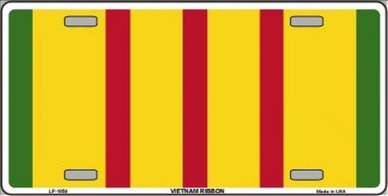 Vietnam Ribbon License Plate