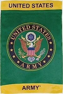 Military Nylon Garden Flag, Military Branch: Army