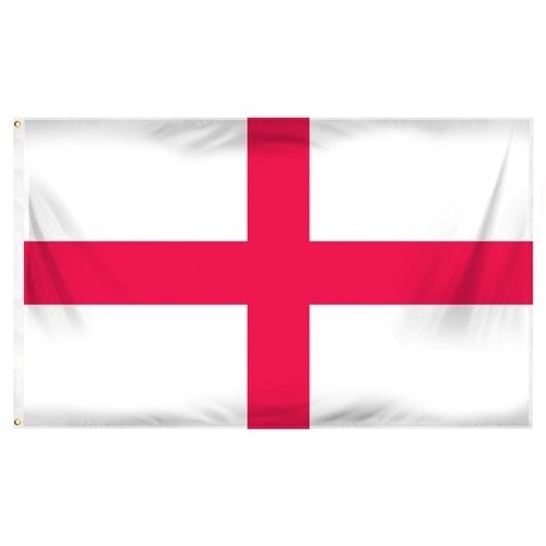 England  St George's Cross Nylon Flag, Size: 2'x3'