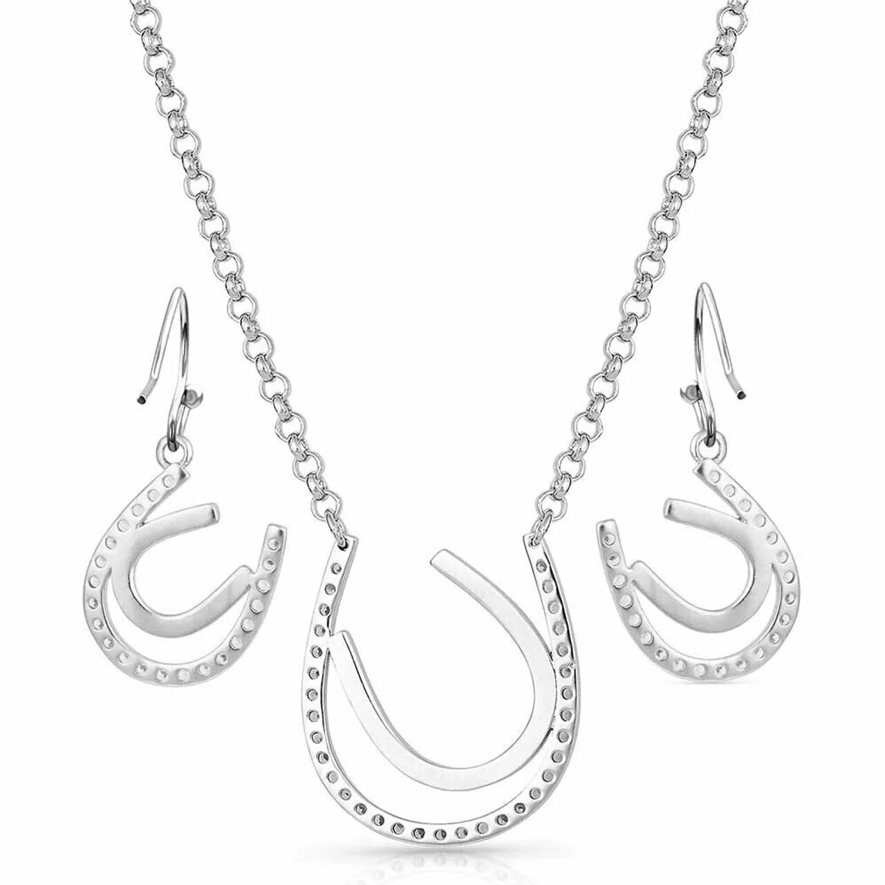Set Tippings Luck Sparkly Horseshoes