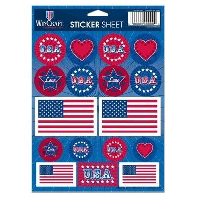 Patriotic Sticker Sheet