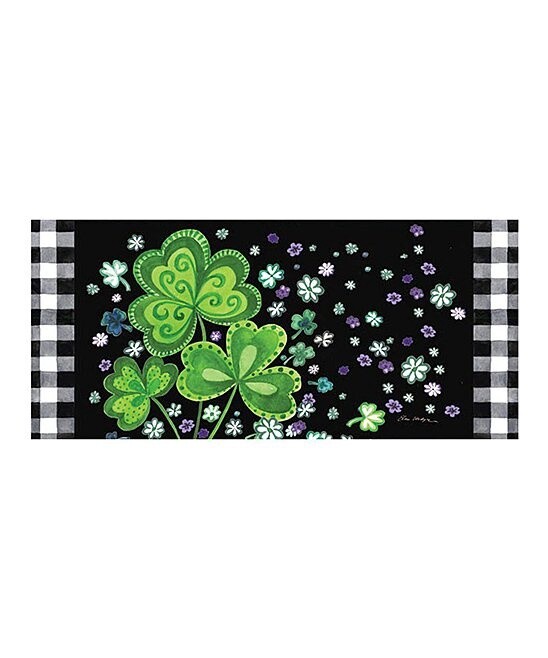 Shamrocks Buffalo Plaid Sassafras Switch Mat