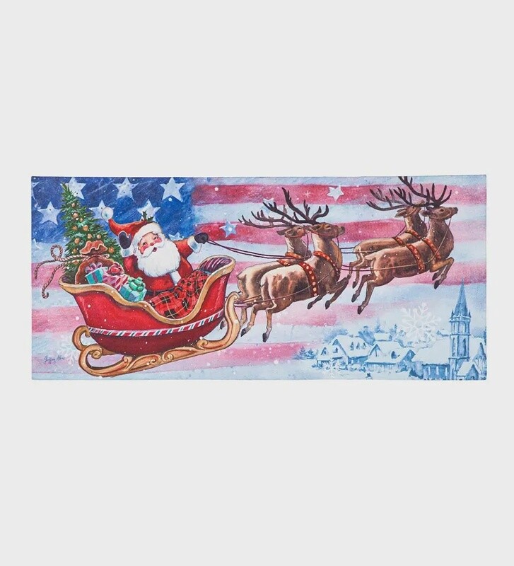 Patriotic Santa Sassafras Switch Mat