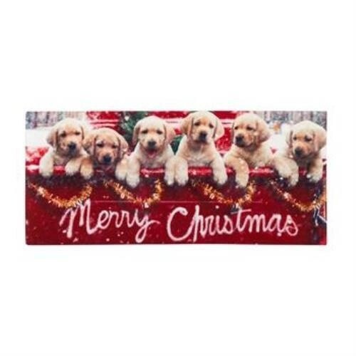 Red Truck with Puppies Sassafras Switch Mat