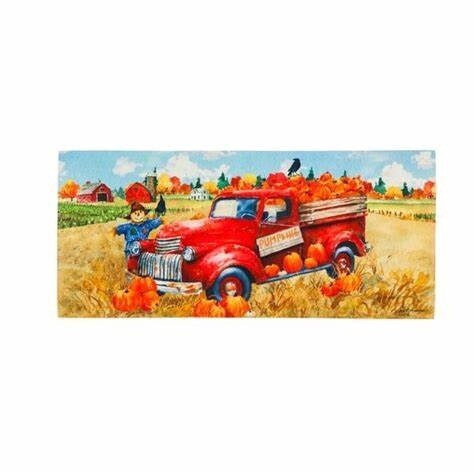Hello Fall Truck Sassafras Switch Mat