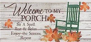 Fall Porch Rules Sassafras Switch Mat