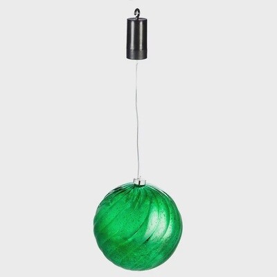 LED  Green Ball Ornament