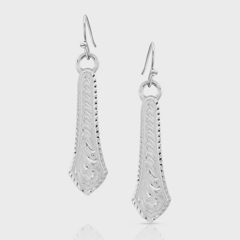 Earrings West Bound Silver