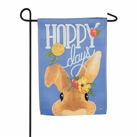 Hoppy Days Garden Flag