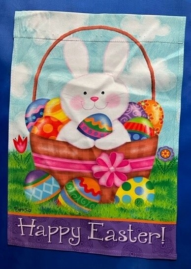 Happy Easter Bunny Garden Flag