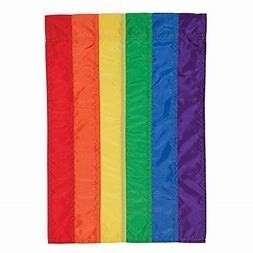 Rainbow Garden Flag
