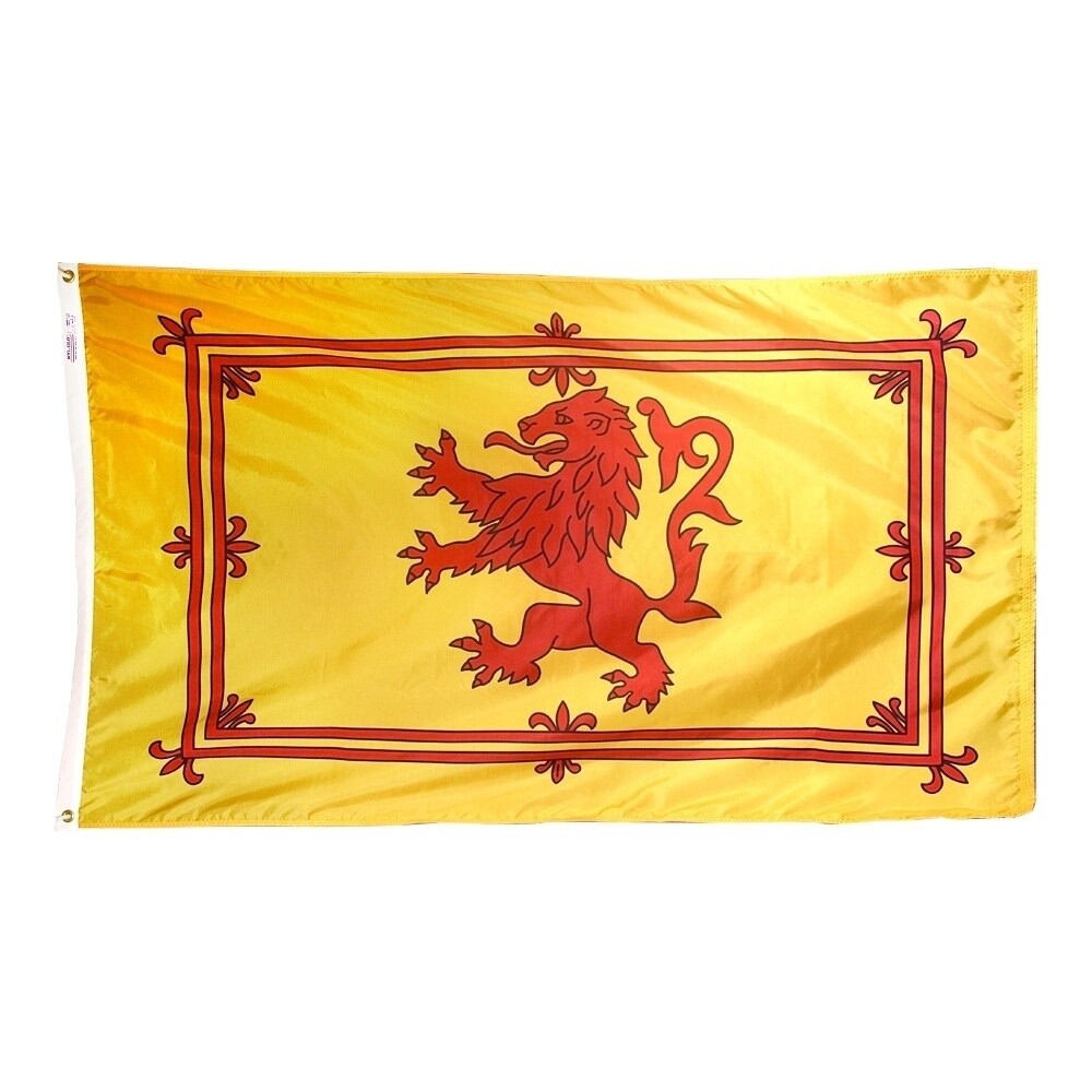 Scotland Rampant Lion Nylon Flag, Size: 2&#39;x3&#39;