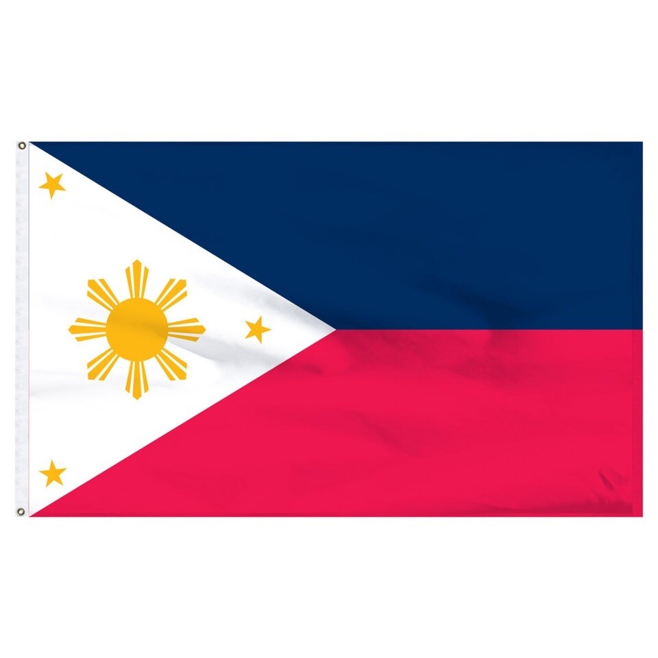 Philippines Nylon Flag, Size: 2&#39;x3&#39;