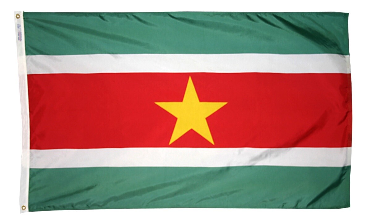 Suriname Nylon Flag