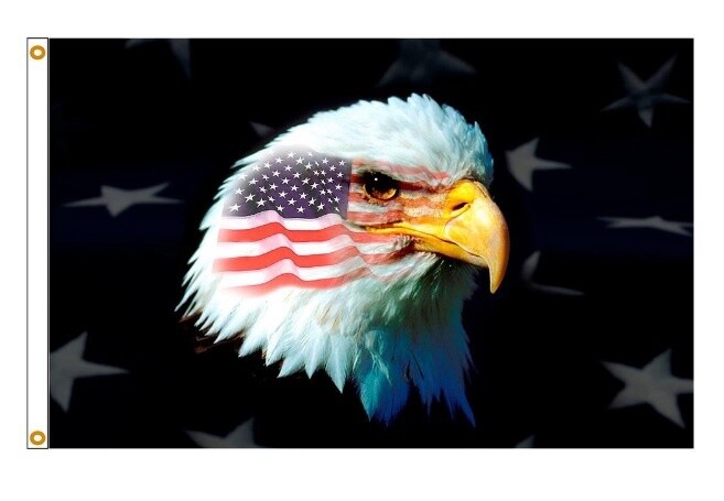 Eagle Flag, Pattern: Patriotic eagle