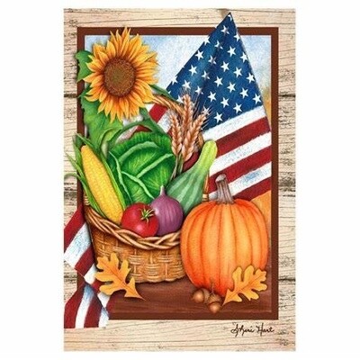 American Harvest Garden Flag