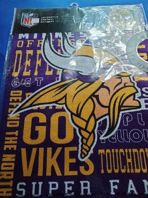 Minnesota Vikings Garden Flag