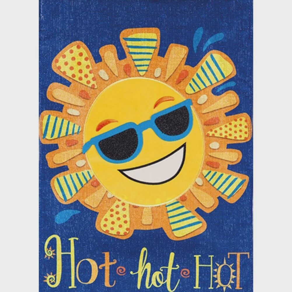 Hot Hot Sun Garden Flag