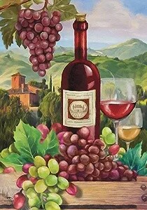 Wine Country Garden Flag