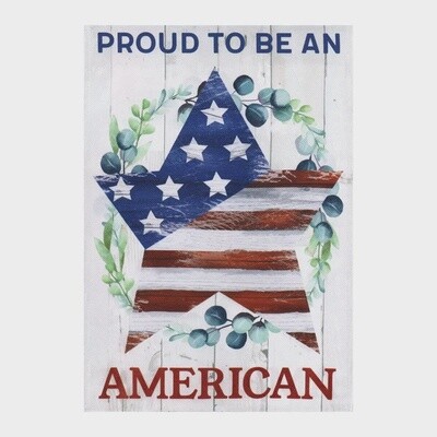 Proud American Garden Flag