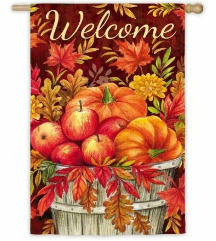 Apples and Pumpkins House Flag