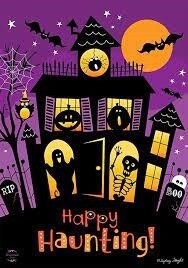 Happy Haunting House Flag