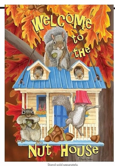 Welcome to the Nut House Flag