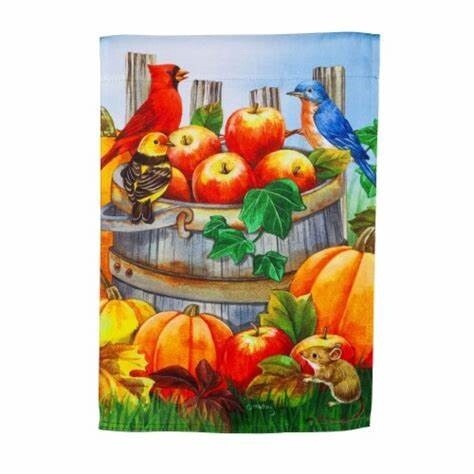 Apples and Pumpkins Garden Flag