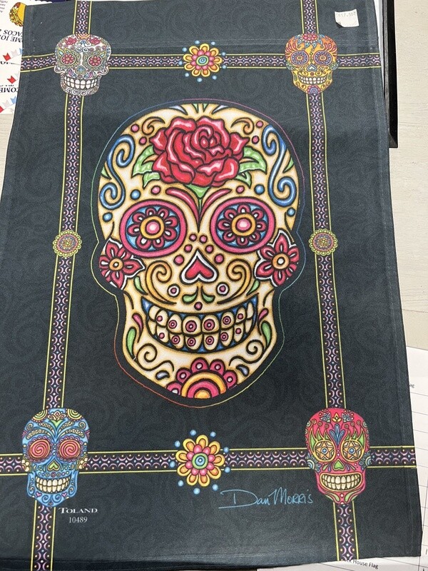 Day of the Dead Garden Flag