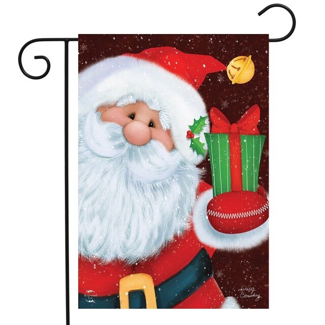 Santas Gift Garden Flag