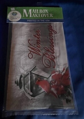 Winter Blessings Mailbox Cover