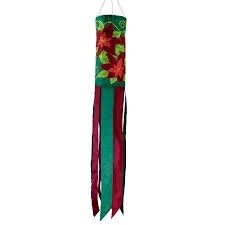 Poinsettia Windsock